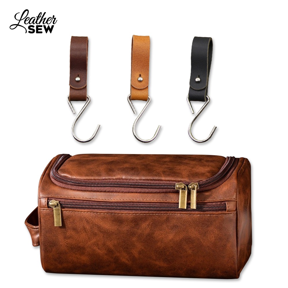 Essential Leather Gear: Versatile Hooks & Leather Bag